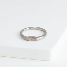 Load image into Gallery viewer, Unite ring with brownish pink diamond
