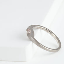 Load image into Gallery viewer, Unite ring with brownish pink diamond
