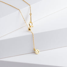 Load image into Gallery viewer, Ruby smiley necklace