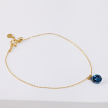 Load image into Gallery viewer, Smiley London blue topaz bracelet
