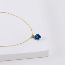 Load image into Gallery viewer, Smiley London blue topaz bracelet
