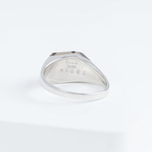Load image into Gallery viewer, Mini rock crystal smoky quartz ring - silver