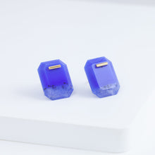 Load image into Gallery viewer, EDITIONS blue agate earrings