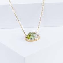 Load image into Gallery viewer, Ripple watermelon tourmaline necklace