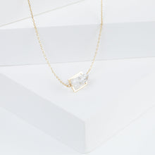 Load image into Gallery viewer, Band one-of-a-kind goshenite necklace