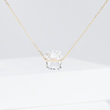 Load image into Gallery viewer, Band one-of-a-kind goshenite necklace