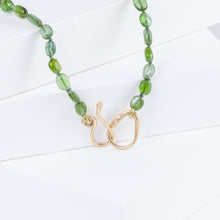 Load image into Gallery viewer, Nymbus green tourmaline necklace