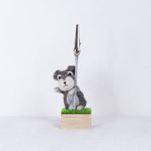 Load image into Gallery viewer, Fluffy - Schnauzer memo stand
