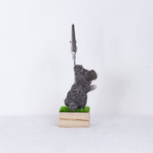 Load image into Gallery viewer, Fluffy - Schnauzer memo stand