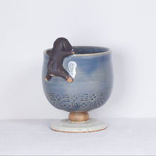 Load image into Gallery viewer, Yukurite - Ceramic wine cup with dachshund