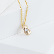 Load image into Gallery viewer, One-of-a-kind diamond nugget 16" necklace