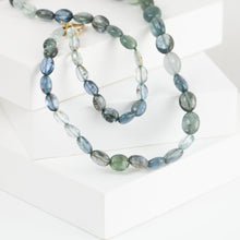 Load image into Gallery viewer, OOAK mixed aquamarine layering necklace