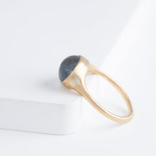 Load image into Gallery viewer, Gravity OOAK Moss Aquamarine ring