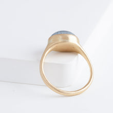 Load image into Gallery viewer, Gravity OOAK Moss Aquamarine ring