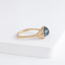 Load image into Gallery viewer, Gravity OOAK Moss Aquamarine ring B
