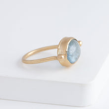 Load image into Gallery viewer, Roma OOAK Moss Aquamarine ring