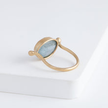 Load image into Gallery viewer, Roma OOAK Moss Aquamarine ring