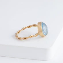 Load image into Gallery viewer, Twig Aquamarine ring
