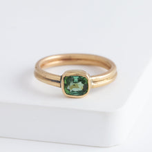 Load image into Gallery viewer, Stillwater green tourmaline ring