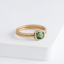 Load image into Gallery viewer, Stillwater green tourmaline ring