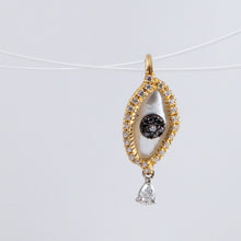 Load image into Gallery viewer, Pearl of tears - south sea pearl and diamond pendant