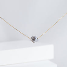 Load image into Gallery viewer, Kidney black pearl necklace