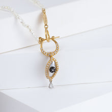 Load image into Gallery viewer, Pearl of tears - south sea pearl and diamond pendant