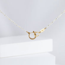 Load image into Gallery viewer, Hung necklace with Sazare small white akoya pearl (#6065)