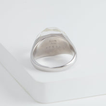 Load image into Gallery viewer, Mini rock faceted round himalaya quartz ring - silver