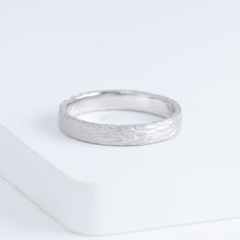 Load image into Gallery viewer, Plumage calm line 3.5mm platinum ring