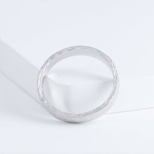 Load image into Gallery viewer, Plumage calm line 3.5mm platinum ring