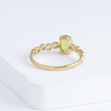 Load image into Gallery viewer, Pebble little one-of-a-kind green sapphire ring