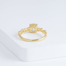 Load image into Gallery viewer, Pebble little solitaire diamond ring (made-to-order)
