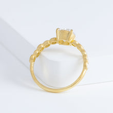 Load image into Gallery viewer, Pebble little solitaire diamond ring (made-to-order)