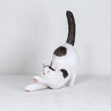 Load image into Gallery viewer, Ryoji Bannai - #2603 Black and white stretching cat