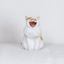 Load image into Gallery viewer, Ryoji Bannai - #2604 Brown and white yawning cat
