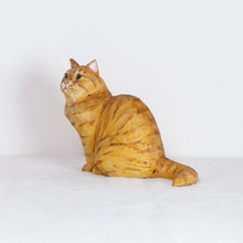 Load image into Gallery viewer, Ryoji Bannai - #2608 Orange tabby side sitting cat