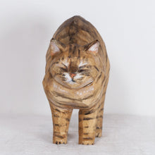 Load image into Gallery viewer, Ryoji Bannai - #2611 Brown tabby stretching cat