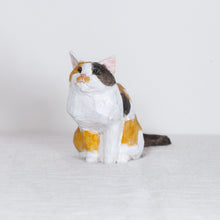 Load image into Gallery viewer, Ryoji Bannai - #2612 Calico sitting cat