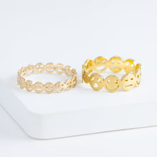 Load image into Gallery viewer, Smiley iconic ring (18K Yellow Gold)