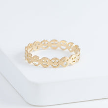 Load image into Gallery viewer, Smiley eternity ring