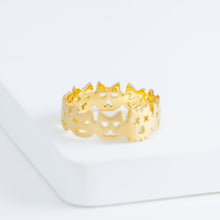 Load image into Gallery viewer, Cat iconic ring (18K Yellow Gold)