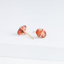 Load image into Gallery viewer, Band oval andesine studs