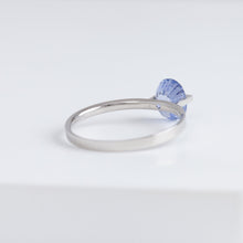 Load image into Gallery viewer, Band one-of-a-kind platinum icy sapphire ring