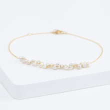 Load image into Gallery viewer, Sazare pearl chain bracelet