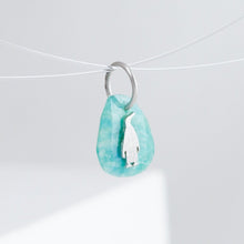 Load image into Gallery viewer, Penguin amazonite pendant