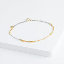Load image into Gallery viewer, Zero mixed metal chain bracelet