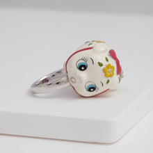 Load image into Gallery viewer, White piggy bank ring