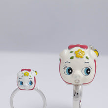 Load image into Gallery viewer, White piggy bank ring