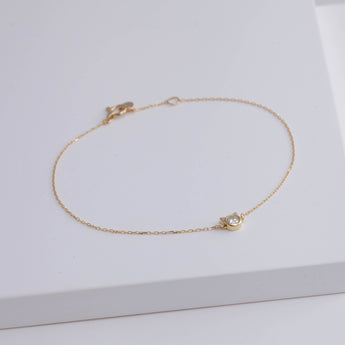 Cat diamond bracelet